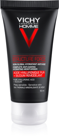 Vichy Homme Structure Force creme antirrugas refirmante com ácido hialurónico