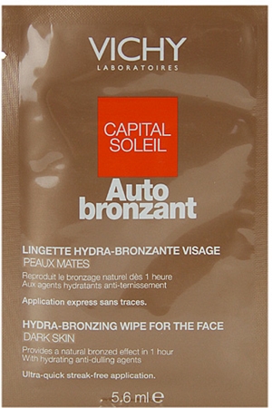 Vichy Capital Soleil Auto bronzant Selbstbräuner-Tuch für das Gesicht