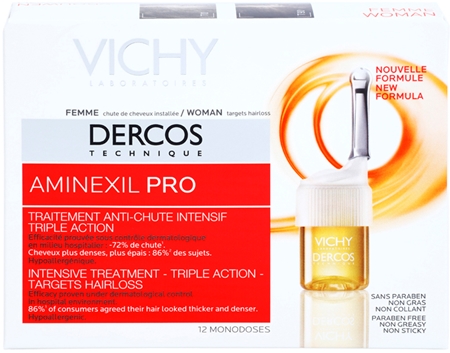 Vichy Dercos Aminexil PRO Intensive Treatment To Treat Losing Hair For Women