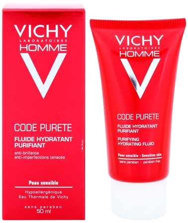 Vichy Homme Code Pureté płyn oczyszczająco - nawilżający