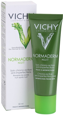 Vichy Normaderm crema de noche para pieles grasas y problemáticas