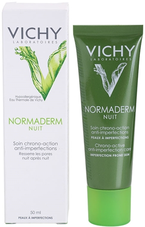 Vichy Normaderm crema de noche para pieles grasas y problemáticas