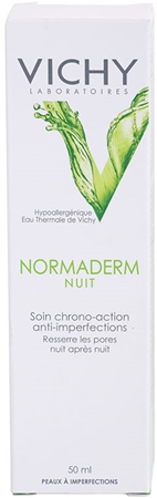 Vichy Normaderm crema de noche para pieles grasas y problemáticas