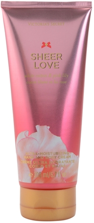 Victoria's Secret Sheer Love White Cotton & Pink Lily crema corporal para mujer