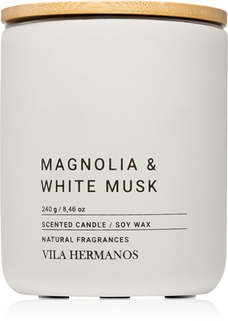 Vila Hermanos Concrete Magnolia & White Musk bougie parfumée