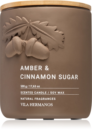 Vila Hermanos Amber & Cinnamon Sugar bougie parfumée