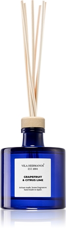 Vila Hermanos Apothecary Cobalt Blue Grapefruit & Citrus Lime diffusore di aromi