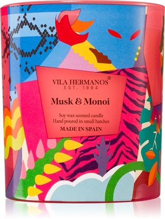 Vila Hermanos 70ths Year Musk & Monoi candela profumata