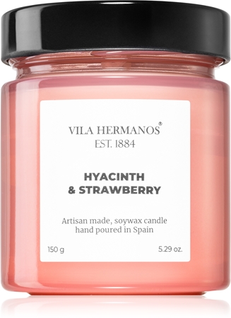 Vila Hermanos Apothecary Rose Hyacinth & Strawberry aromatizēta svece