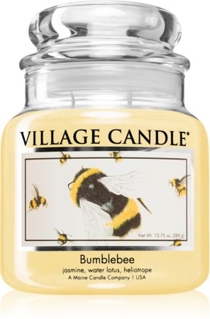 Village Candle Bumblebee vonná svíčka (Glass Lid)