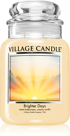 Village Candle Brighter Days vonná svíčka (Glass Lid)