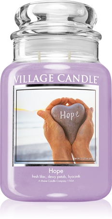 Village Candle Hope Duftkerze (Glass Lid)