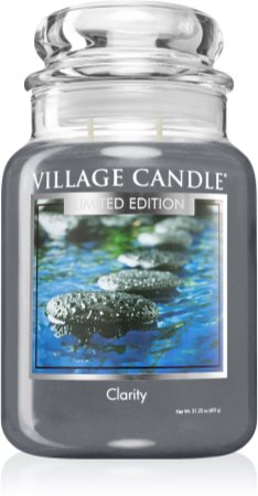 Village Candle Clarity vonná svíčka (Glass Lid)