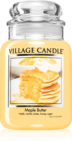Village Candle Maple Butter Duftkerze   (Glass Lid)