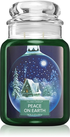 Village Candle Peace on Earth świeczka zapachowa (Glass Lid)
