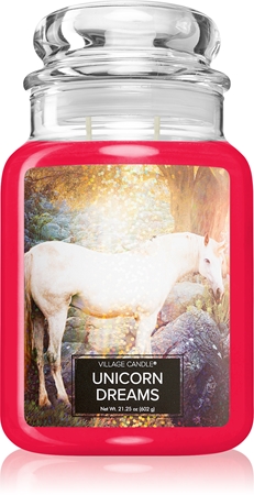 Village Candle Unicorn Dreams illatgyertya (Glass Lid)