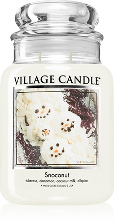 Village Candle Snoconut świeczka zapachowa  (Glass Lid)