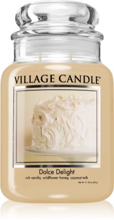 Village Candle Dolce Delight świeczka zapachowa (Glass Lid)