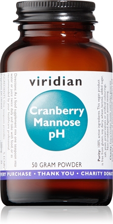 Viridian Nutrition Cranberry Mannose pH proszek na zdrowie dróg moczowych