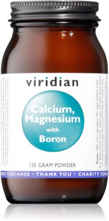 Viridian Nutrition Calcium, Magnesium with Boron wsparcie prawidłowego stanu kości i zębów