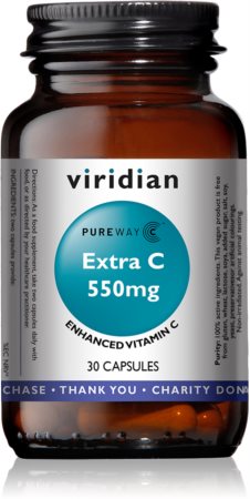 Viridian Nutrition Extra C 550 mg wzmocnienie odporności