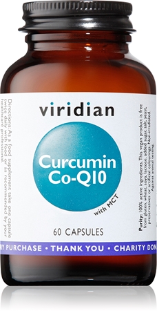 Viridian Nutrition Curcumin Co-Q10 kapsułki dla prawidłowego funkcjonowania serca