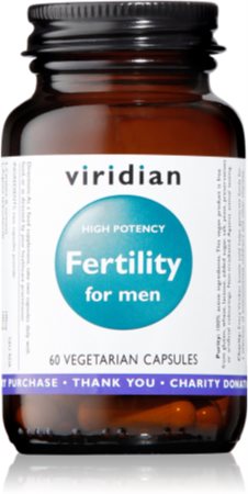 Viridian Nutrition Fertility for Men kapsułki na zdrową prostatę i wsparcie potencji