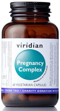 Viridian Nutrition Pregnancy Complex vegetariánské kapsle s multivitamínovým komplexem