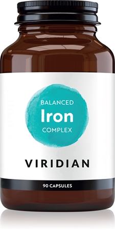Viridian Nutrition Balanced Iron Complex kapsle pro podporu krvetvorby