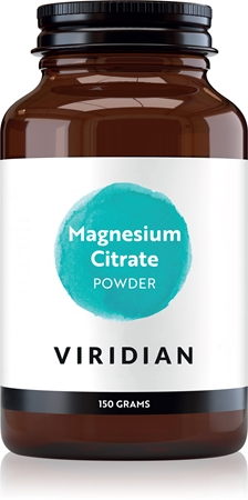 Viridian Nutrition Magnesium Citrate Powder podpora spánku a regenerace