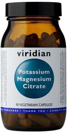 Viridian Nutrition Potassium Magnesium Citrate podpora spánku a regenerácie