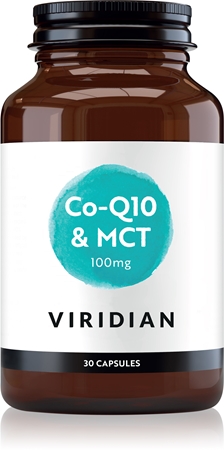 Viridian Nutrition Co-Q10 & MCT 100 mg podpora sportovního výkonu