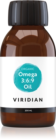 Viridian Nutrition 100% Organic Omega 3:6:9 Oil olej pro správné fungování organismu