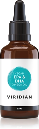 Viridian Nutrition Vegan EPA & DHA podpora správného fungování organismu