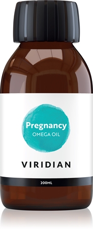 Viridian Nutrition Pregnancy Omega Oil podpora správného fungování organismu pro těhotné ženy