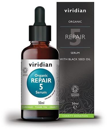Viridian Nutrition Organic Repair 5 Serum facial renewal serum in organic quality