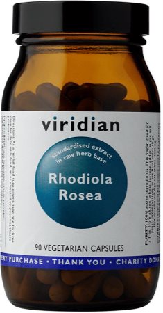 Viridian Nutrition Rhodiola Rosea podpora psychické pohody