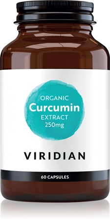 Viridian Nutrition Organic Curcumin Extract 250 mg přírodní antioxidant