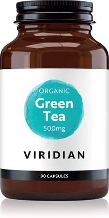 Viridian Nutrition Organic Green Tea výživový doplnok pre športovcov
