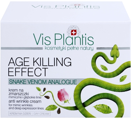 Vis Plantis Age Killing Effect dieninis kremas nuo raukšlių su gyvačių nuodais