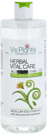 Vis Plantis Herbal Vital Care Aloe Juice & Panthenol micelárna voda 3v1