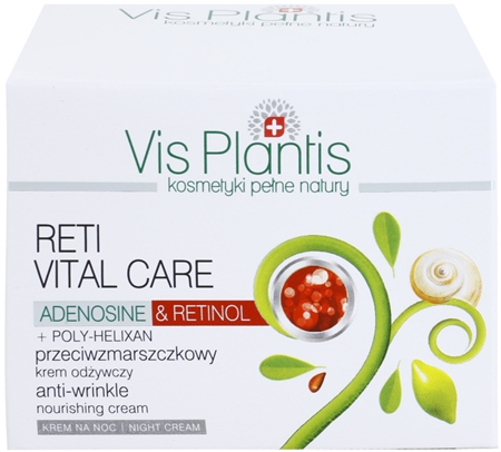 Vis Plantis Reti Vital Care crème de nuit anti-rides effet nourrissant
