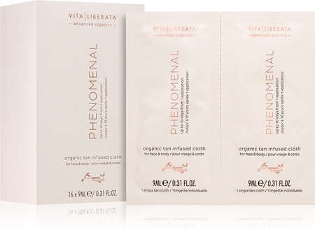 Vita Liberata Phenomenal Organic Tan Infused Cloths samoopalovací ubrousek