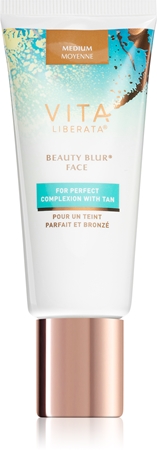 Vita Liberata Beauty Blur Face creme autobronzeador mate para iluminação e hidratação