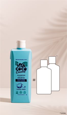 Vita Coco Nourish Shampoo hidratáló sampon száraz és rakoncátlan hajra
