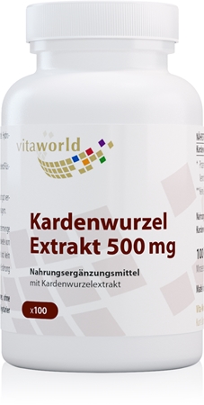 Vita World Kardenwurzel Extrakt 500 Nahrungsergänzungsmittel für Ihr Wohlbefinden