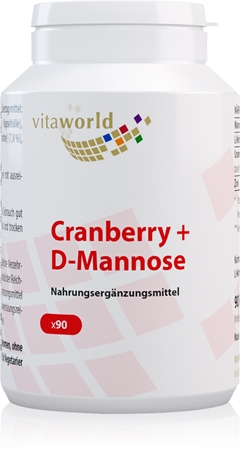 Vita World Cranberry + D-Mannose Kapseln für gesunde Harnwege