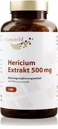 Vita World Hericium Extrakt 500 mg Kapseln von einem edlen Pilz