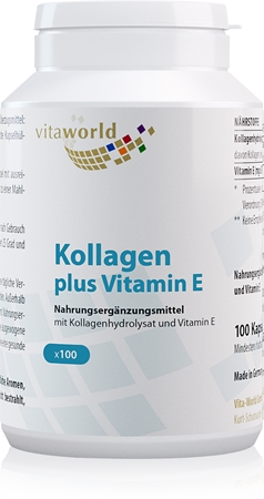 Vita World Collagen 500 + vitamin E 100 Nahrungsergänzungsmittel für Ihr Wohlbefinden