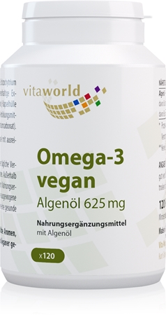 Vita World Omega-3 vegan Kapseln mit Öl